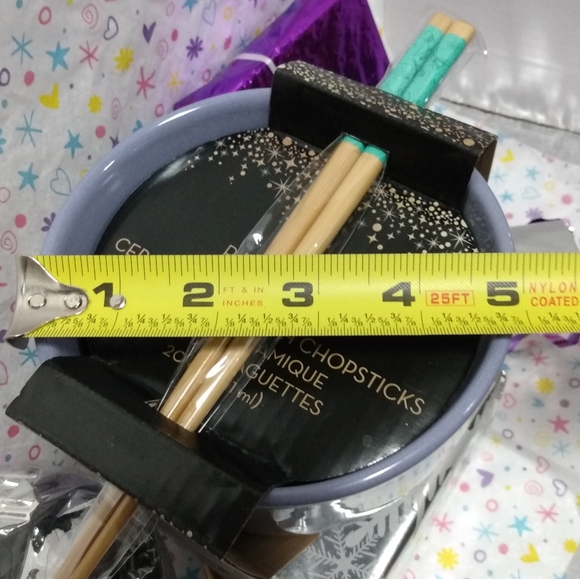 NWT Disney's Little Mermaid Ariel Ramen bowl with chopsticks - Picture 5 of 5